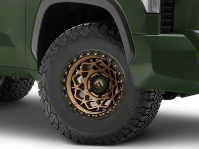 Fuel Wheels Unit Bronze with Matte Black Ring 6-Lug Wheel; 17x9; 1mm Offset (22-25 Tundra)