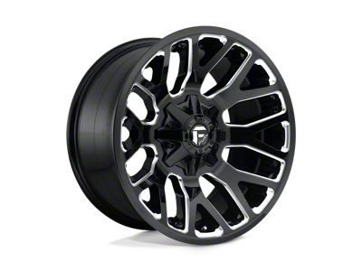 Fuel Wheels Warrior Gloss Black Milled 5-Lug Wheel; 20x10; -18mm Offset (14-21 Tundra)
