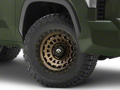 Fuel Wheels Zephyr Matte Bronze with Black Bead Ring 6-Lug Wheel; 18x9; -12mm Offset (22-25 Tundra)