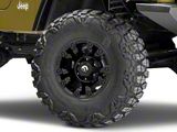 Fuel Wheels Vapor Matte Black Wheel; 15x8; -16mm Offset (97-06 Jeep Wrangler TJ)