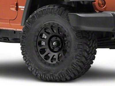 Fuel Wheels Vector Matte Black Wheel; 17x9; -12mm Offset (07-18 Jeep Wrangler JK)