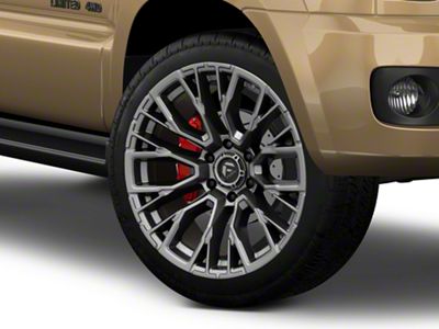 Fuel Wheels Rebar Matte Gunmetal 6-Lug Wheel; 22x12; -44mm Offset (03-09 4Runner)