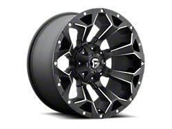 Fuel Wheels Assault Matte Black Milled Wheel; 15x8; -18mm Offset (76-86 Jeep CJ5 & CJ7)