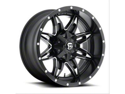 Fuel Wheels Lethal Gloss Black Milled Wheel; 15x8; -18mm Offset (76-86 Jeep CJ5 & CJ7)
