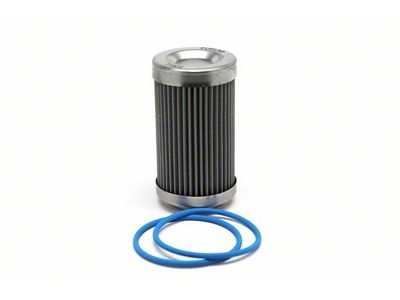 Fuelab 3-Inch Stainless Steel Replacement Element; 100 Micron (Universal; Some Adaptation May Be Required)