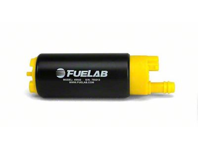 Fuelab High Output In-Tank Electric Fuel Pump; Inlet Inline with Outlet; 340 LPH (Universal; Some Adaptation May Be Required)
