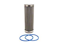 Fuelab PRO Series Extreme Flow Stainless Steel Element In-Line Fuel Filter; 100 Micron (Universal; Some Adaptation May Be Required)