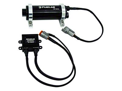 Fuelab High Efficiency EFI In-Line Twin Screw Brushless Fuel Pump; -8AN; 550 LPH (Universal; Some Adaptation May Be Required)