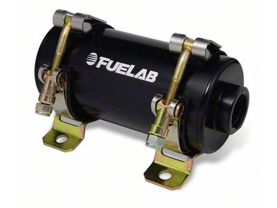 Fuelab EFI In-Line Brushless Fuel Pump; 125 GPH; Black (Universal; Some Adaptation May Be Required)