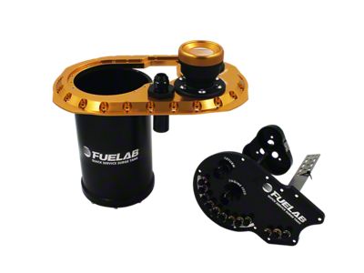 Fuelab QSST 2.0 Gold Surge Tank; Bare Unit (Universal; Some Adaptation May Be Required)