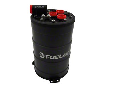 Fuelab Dual E85 Pump Fuel Surge Tank System; 235mm Tall; 340 LPH (Universal; Some Adaptation May Be Required)