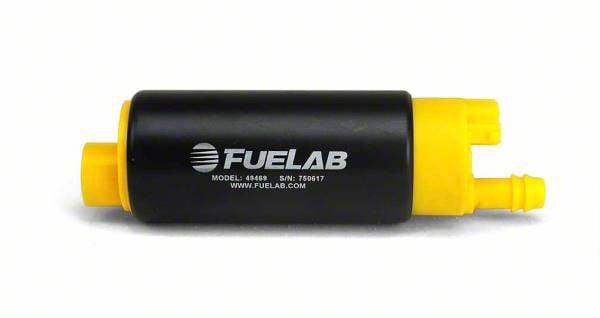 Fuelab 494 High Output In-Tank Electric Fuel Pump - 340 LPH In Offset From Out