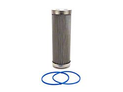 Fuelab PRO Series Extreme Flow Stainless Steel Element In-Line Fuel Filter; 40 Micron (Universal; Some Adaptation May Be Required)