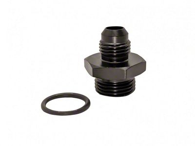 Fuelab Port Fitting; Reducer; -8AN ORB to -6AN 37 Flare