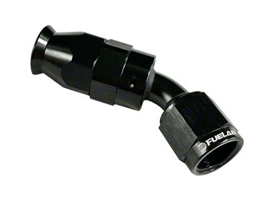 Fuelab PTFE 45-Degree Swivel Hose End; -6AN