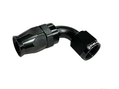 Fuelab PTFE 90-Degree Swivel Hose End; -10AN