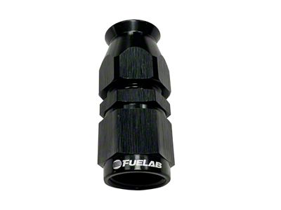 Fuelab PTFE Straight Swivel Hose End; -6AN