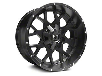 Full Throttle Off Road FT0151 Satin Black 6-Lug Wheel; 17x9; -12mm Offset (22-25 Bronco Raptor)