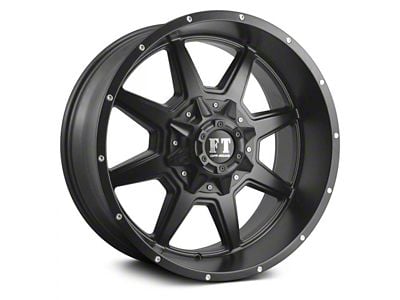 Full Throttle Off Road FT2 Satin Black 6-Lug Wheel; 18x9; 0mm Offset (21-25 Bronco, Excluding Raptor)