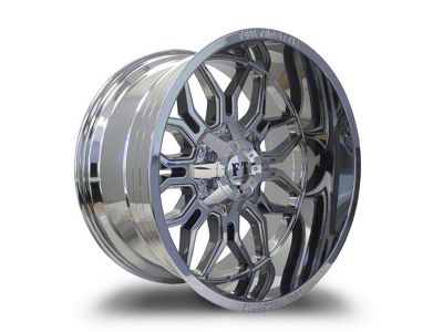 Full Throttle Off Road FT9 Chrome 6-Lug Wheel; 20x10; -24mm Offset (10-24 4Runner)