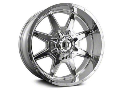 Full Throttle Off Road FT2 Chrome 6-Lug Wheel; 22x12; -44mm Offset (21-25 Bronco, Excluding Raptor)