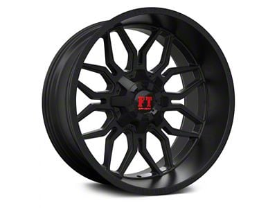 Full Throttle Off Road FT9 Satin Black 6-Lug Wheel; 20x10; -24mm Offset (22-25 Bronco Raptor)