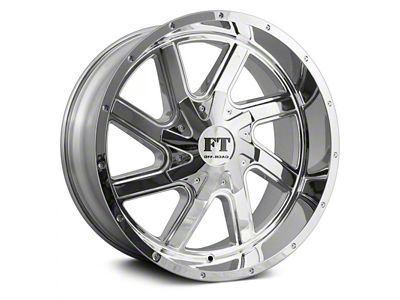 Full Throttle Off Road FT1 Chrome 6-Lug Wheel; 18x9; 0mm Offset (22-25 Frontier)