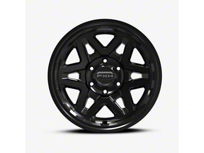 FXH Wheels X01 Satin Black 6-Lug Wheel; 17x8.5; 0mm Offset (25-26 4Runner)
