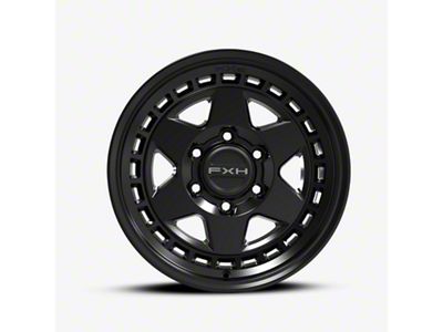 FXH Wheels X04 Satin Black 6-Lug Wheel; 17x8.5; 0mm Offset (25-26 4Runner)