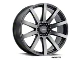 Voxx Vento Gloss Black Dark Tint 6-Lug Wheel; 22x9; 30mm Offset (03-09 4Runner)