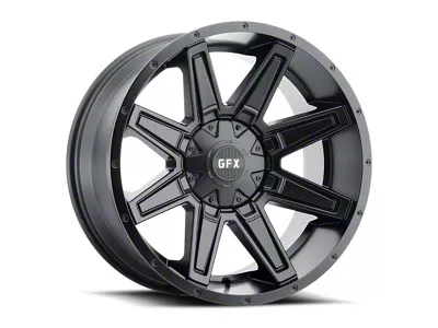 G-FX TR23 Matte Black 5-Lug Wheel; 18x9; 18mm Offset (07-13 Tundra)