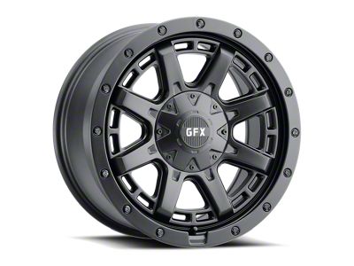 G-FX T27 Matte Black 6-Lug Wheel; 18x9; 12mm Offset (24-25 Tacoma)