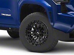 G-FX TR-24 Matte Black 6-Lug Wheel; 17x9; 12mm Offset (24-26 Tacoma)