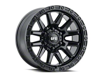 G-FX T26 Matte Black 6-Lug Wheel; 17x9; 12mm Offset (25-26 4Runner)