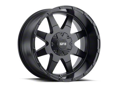 G-FX TR-12 Matte Black 6-Lug Wheel; 17x9; 0mm Offset (25-26 4Runner)