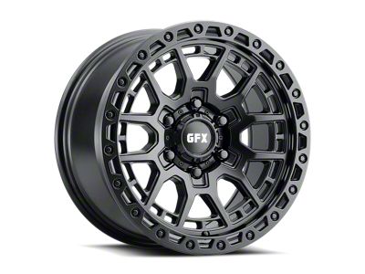 G-FX TR-25 Matte Black 6-Lug Wheel; 18x9; 12mm Offset (25-26 4Runner)