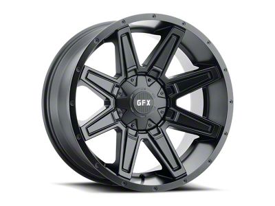 G-FX TR23 Matte Black 6-Lug Wheel; 20x9; 12mm Offset (25-26 4Runner)
