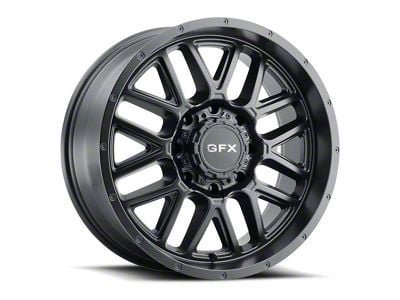 G-FX TM-5 Matte Black 6-Lug Wheel; 18x9; 0mm Offset (21-25 Bronco, Excluding Raptor)