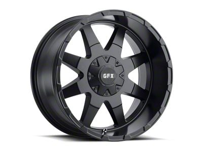 G-FX TR-12 Matte Black 6-Lug Wheel; 17x9; 12mm Offset (21-25 Bronco, Excluding Raptor)
