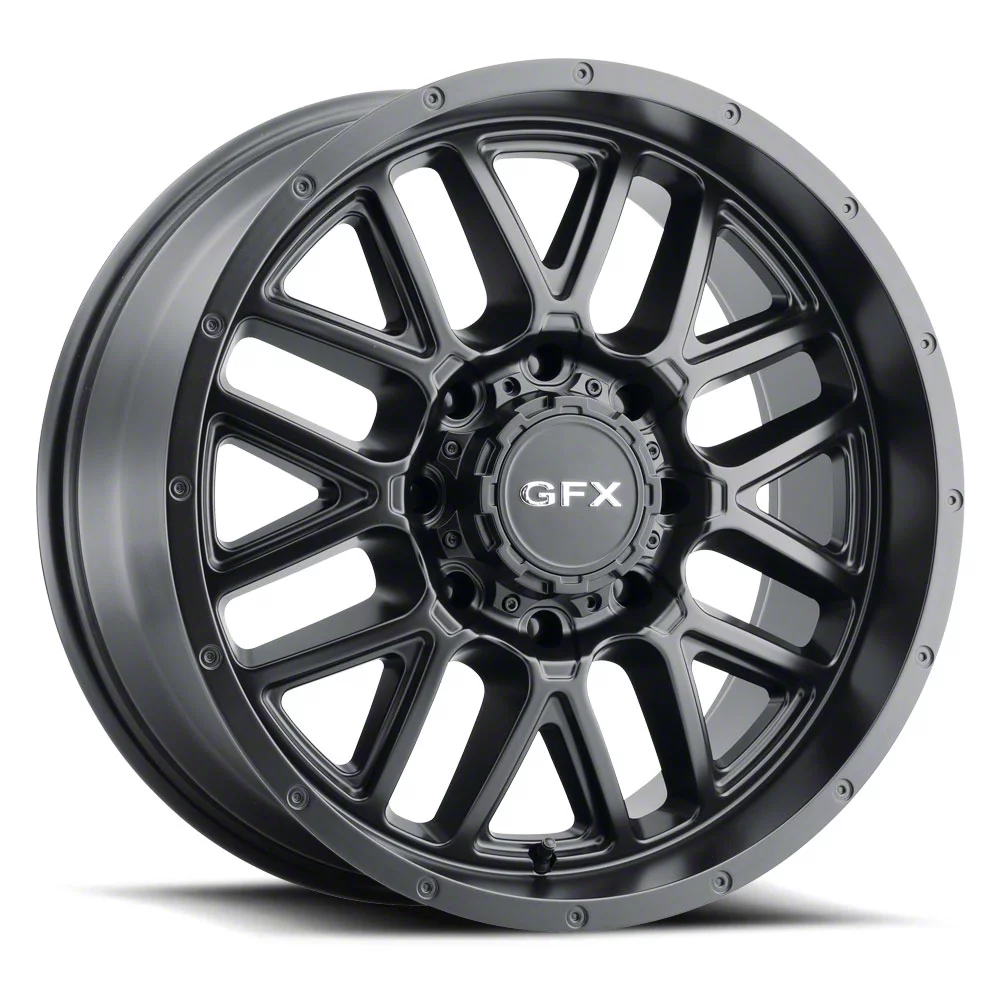 XD Jeep Gladiator Monster II Matte Black Wheel; 17x9; 18mm