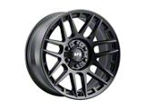 G-FX TM8 Matte Black Wheel; 17x8.5; -6mm Offset (20-25 Jeep Gladiator JT)