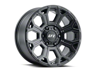 G-FX TR-19 Matte Black Wheel; 20x9; 12mm Offset (20-25 Jeep Gladiator JT)