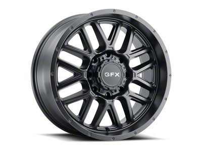 G-FX TM-5 Matte Black Wheel; 18x9; 0mm Offset (07-18 Jeep Wrangler JK)