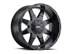 G-FX TR-12 Matte Black Wheel; 17x9; 0mm Offset (18-26 Jeep Wrangler JL)