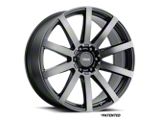 Voxx Vento Gloss Black Dark Tint 6-Lug Wheel; 22x9; 30mm Offset (16-23 Tacoma)