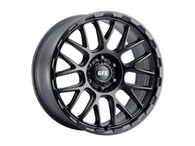 G-FX TM7 Matte Black 6-Lug Wheel; 18x9; 12mm Offset (16-24 Titan XD)