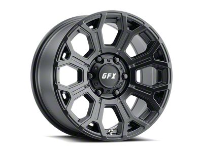 G-FX TR-19 Matte Black 6-Lug Wheel; 18x9; 12mm Offset (16-24 Titan XD)