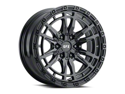 G-FX TR-24 Matte Black 6-Lug Wheel; 18x9; 0mm Offset (16-24 Titan XD)