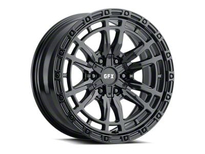 G-FX TR-24 Matte Black 6-Lug Wheel; 18x9; 12mm Offset (22-25 Tundra)
