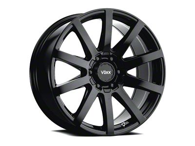 Voxx Vento Gloss Black 6-Lug Wheel; 22x9; 30mm Offset (22-25 Tundra)